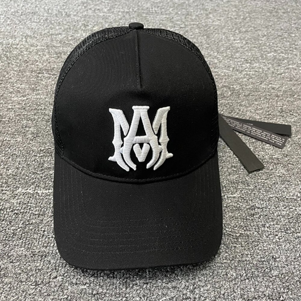 MA Logo Trucker Hat In Black